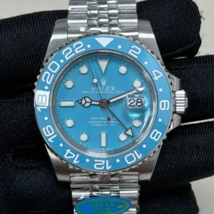 Clean Factory GMT Master II 126710 Custom Tiffany Blue Dial   Jubilee