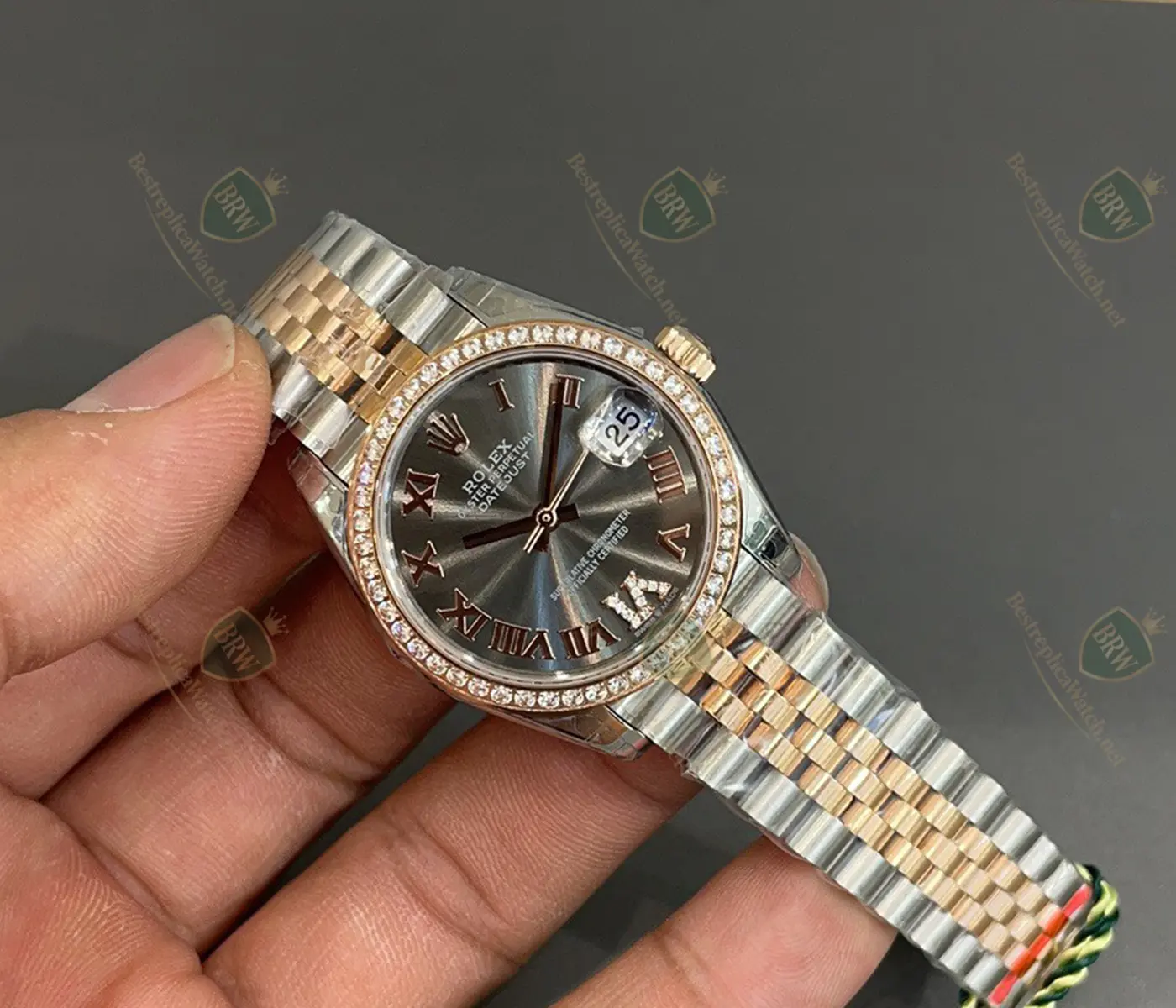 Datejust 41mm 126334 Blue Dial Roman Numerals Fluted Bezel Jubilee Bracelet - Image 2