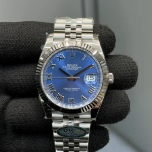 Datejust 41mm 126334 Bright Blue Dial   Roman Numerals  Jubilee Bracelet