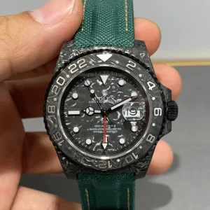 DiW Carbon GMT Master II Custom Edition   Green Nylon Strap