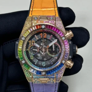 Hublot Big Bang Rainbow Sapphire Skeleton Chronograph