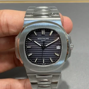 Patek Philippe Nautilus 57111A 010 stainless steel  dark blue sunburst dial edition