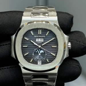 Patek Philippe Nautilus Annual Calendar 5726A 001 stainless steel  black sunburst dial edition