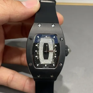 Richard Mille RM 07 03 Ladies Model black Carbon TPT case