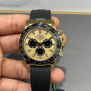 Rolex Daytona 116518LN Yellow Gold Champagne Dial Black Sub dials  Super Clone