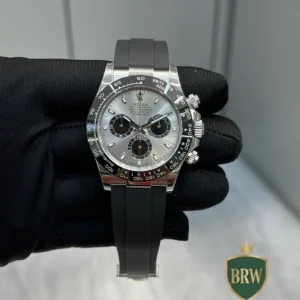 Rolex Daytona White Gold Steel Ghost Dial Oysterflex Watch