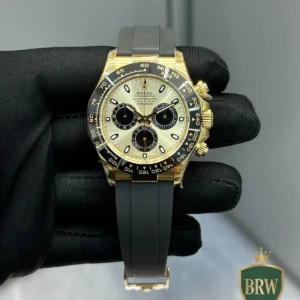 Rolex Daytona Yellow Gold Black Ceramic Bezel Watch