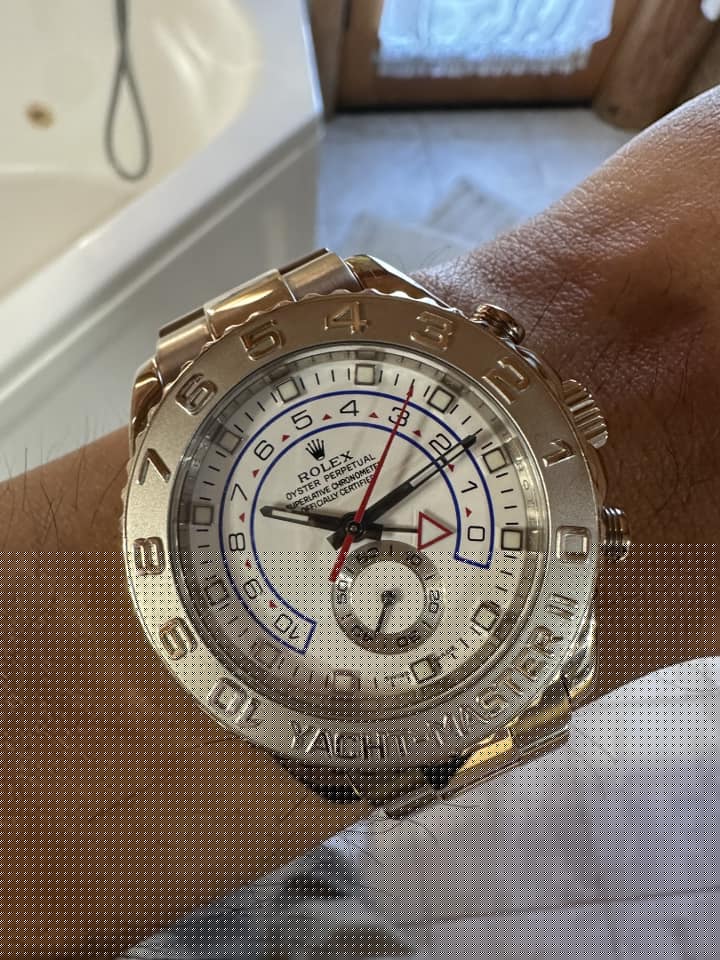 Richard Mille RM 67 02 Automatic white Quartz TPT blue rubber strap variant photo review