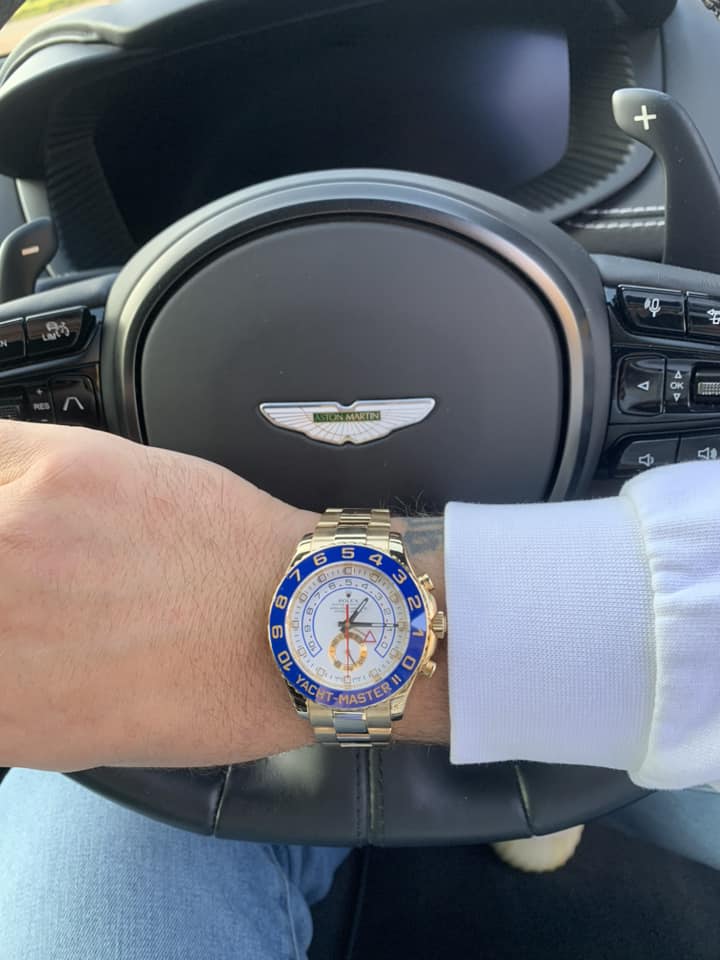 Richard Mille RM 67 02 Automatic white Quartz TPT blue rubber strap variant photo review